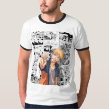 T - Shirt lächelt nur