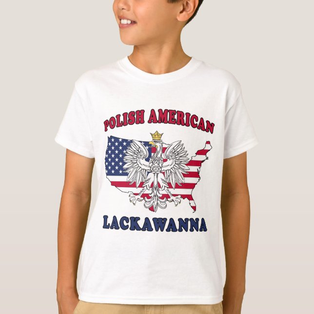 T-shirt Lackawanna New York Polonaise (Devant)