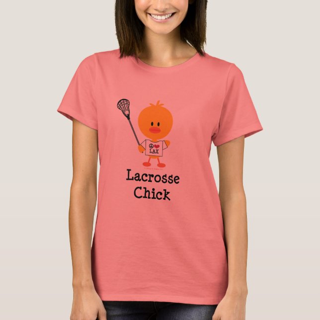 T-shirt Lacrosse Chick Ringer (Devant)