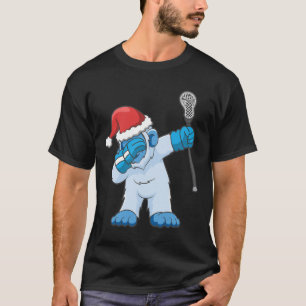 T-shirt Lacrosse Dabbing Yeti Bigfoot Sasquatch Lax Christ