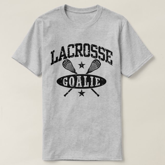 T-shirt Lacrosse Goalie (Design devant)