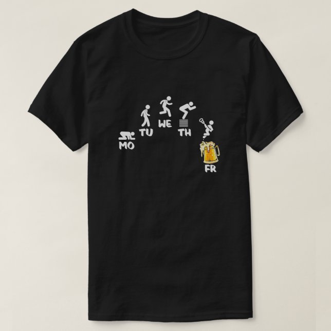 T-shirt Lacrosse Goalie Goalkeeper (Design devant)