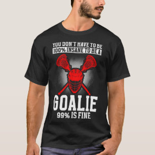 T-shirt Lacrosse Goalie Lacrosse Gants Stick Lax Goalie 1