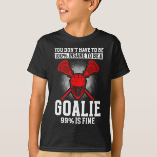 T-shirt Lacrosse Goalie Lacrosse Gants Stick Lax Goalie 1