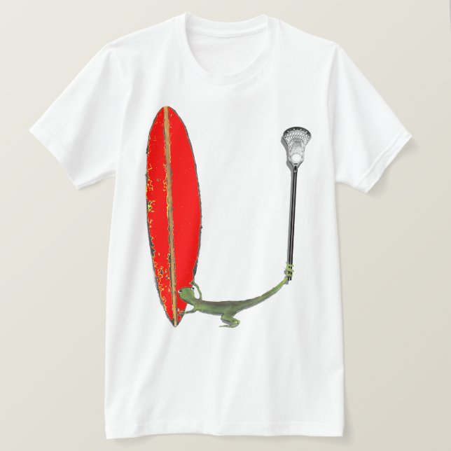 T-shirt Lacrosse Lizard (Design devant)