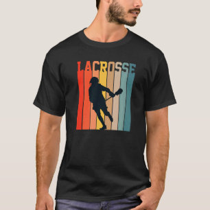 T-shirt Lacrosse Love Lax Sport Joueurs Équipes Coach Retr