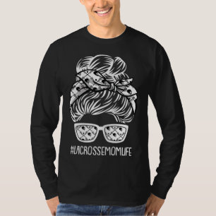 T-shirt Lacrosse Maman Vie Fête des mères Lax Sport maman 