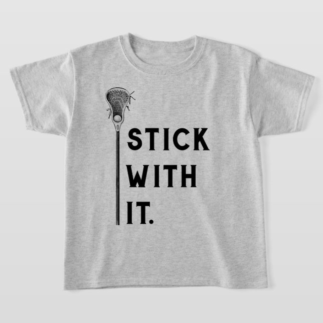 T-shirt Lacrosse Slogan (Poser)