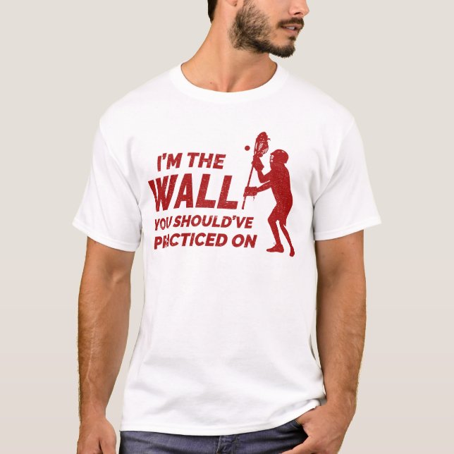 T-shirt Lacrosse Sport Player Coach Team Funny Humour (Devant)