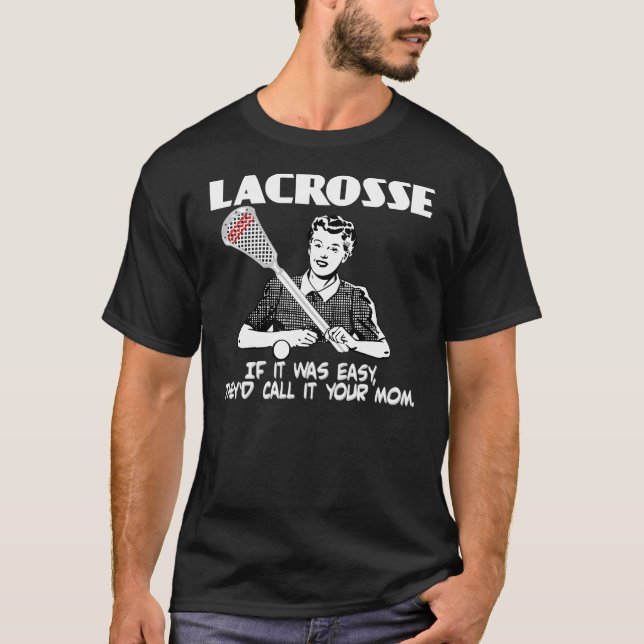T-shirt Lacrosse votre maman (Devant)