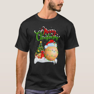 T-shirt Lacrosse Xmas Décorations Père Noël Lacrosse Chris