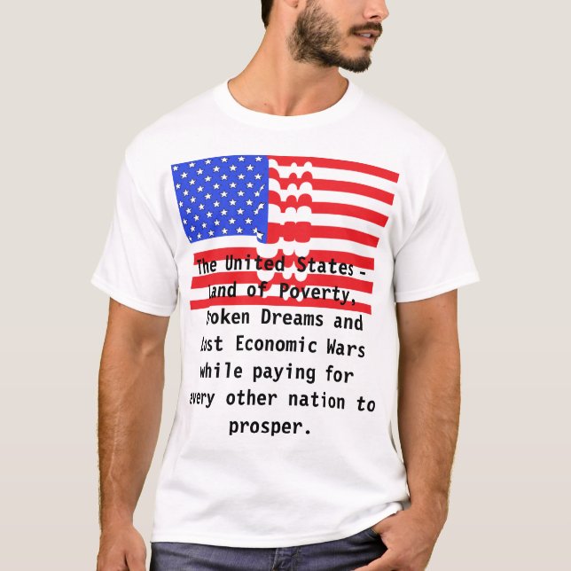 T-shirt L'activisme des Etats-Unis occupent l'atout (Devant)