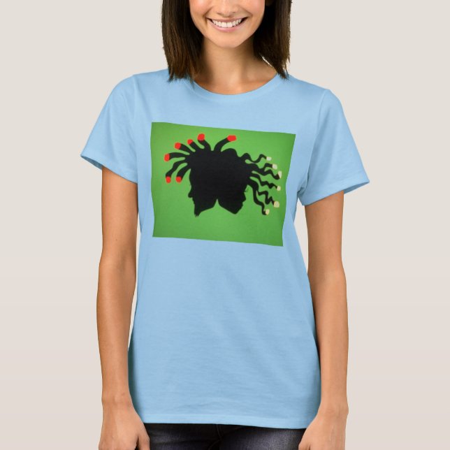 T-SHIRT LAD GREEN RASTA (Devant)