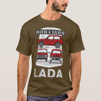 T-shirt Lada Niva 1600 rouge