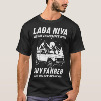 T-shirt Lada Niva 4x4 Russie véhicule hors route