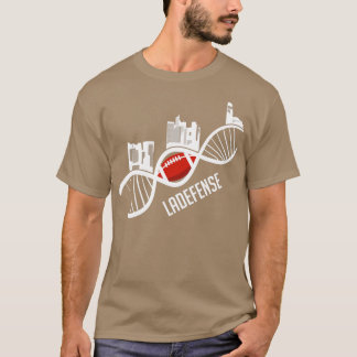 T-shirt Ladefense American Football Skyline Paris France