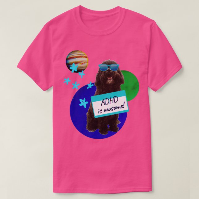 T-shirt l'adhd mignon est génial (Design devant)