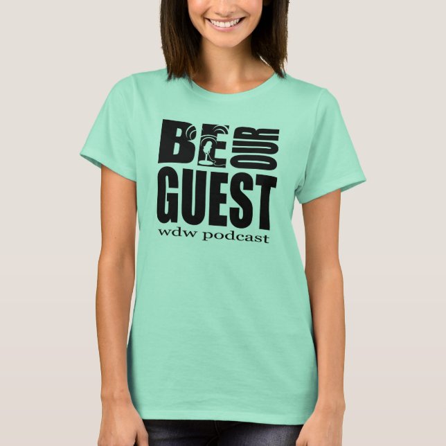 T-shirt Ladies Ringer Style Soyez Notre Guest Podcast T-Sh (Devant)