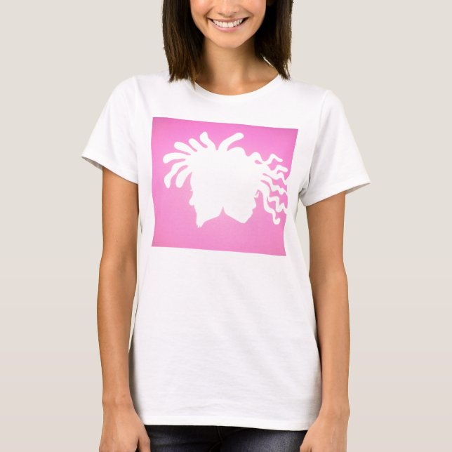 T-SHIRT LADPINKWHITE (Devant)