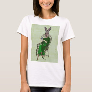 T-shirt Lady Bella Rabbit Prendre du thé 3