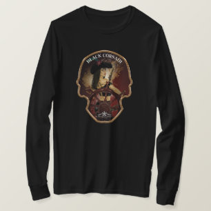 T-shirt Lady Black Corsair