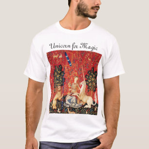 T-shirt LADY ET UNICORN POUR Fleurs Imaginaires MAGIQUES, 