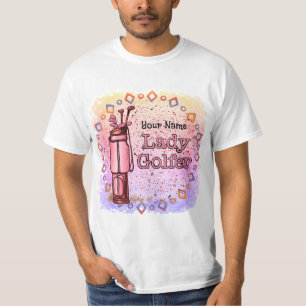 T-shirt Lady Golfer
