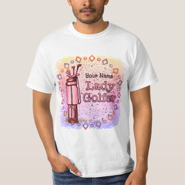 T-shirt Lady Golfer (Devant)