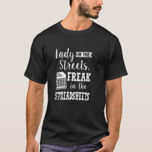 T-shirt Lady In Streak Freak Dans Les Tableaux Comptabilit