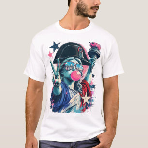 T-shirt Lady Liberty à Paris