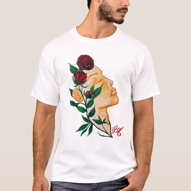 T-shirt Lady Rose Graphic Tee (Devant)