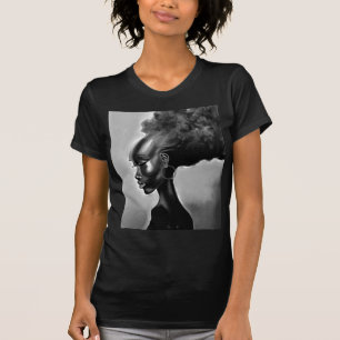 T-Shirt Lady Shy Jolie femme africaine