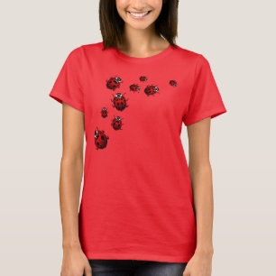T-shirt Ladybird Shirt Tee de chemise de la coccinelle des