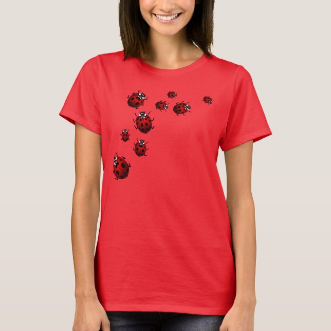 T-shirt Ladybird Shirt Tee de chemise de la coccinelle des (Devant)