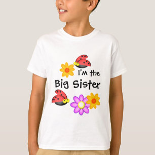 T-shirt Ladybug et Fleurs