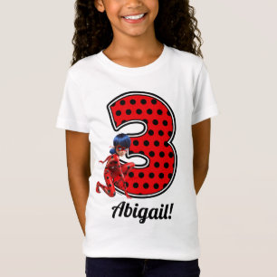 T-Shirt Ladybug Miraculeux et Cat Noir 3e anniversaire