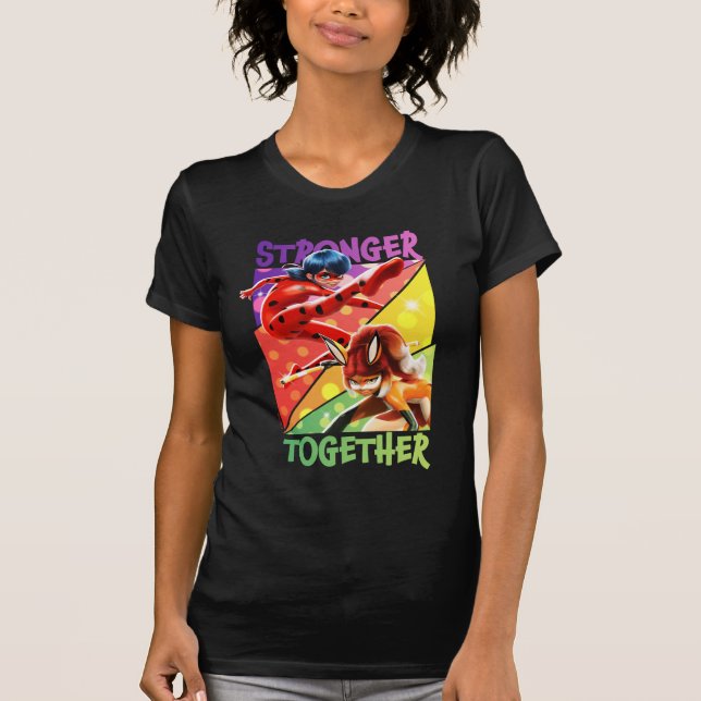T-shirt Ladybug & Rena Rouge | Ensemble plus fort (Devant)