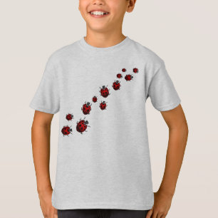 T-shirt Ladybug Shirt Kid's Baseball Jersey Ladybug