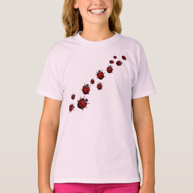 T-shirt Ladybug Shirt Sweatshirt de l'enfant Ladybird Bug  (Devant)