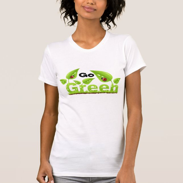 T-shirt Ladybug Think Green (Devant)
