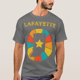 T-shirt Lafayette Indiana Vintage Souvenir déshabillé 1