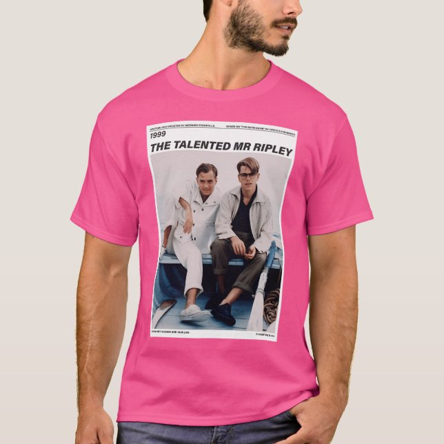 T-shirt L'affiche de cinéma talentueuse M. Ripley (Devant)