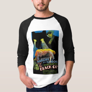 T-shirt L'affiche de film de chat noir