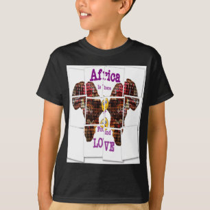 T-shirt L'Afrique c'est là que j'ai trouvé l'amour