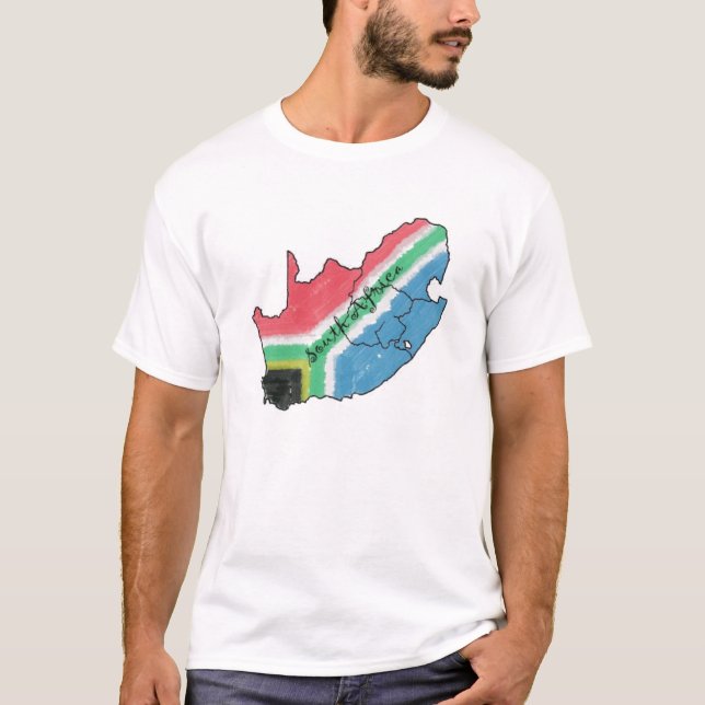 T-shirt l'Afrique du Sud (Devant)