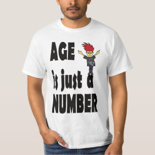 T-shirt l'âge n'est qu'un nombre