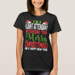 T-shirt L'agent de bord Joyeux Noël Festive Pyjama Xm