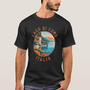 T-shirt Lago di Como Italia Cercle Vintage