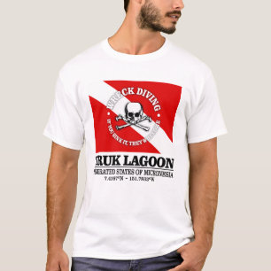 T-shirt Lagon de Truk (meilleures épaves)