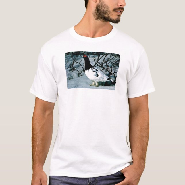 T-shirt Lagopède alpin de roche (Devant)